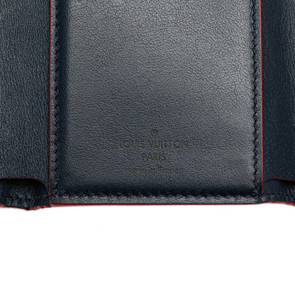 Louis Vuitton Capucines, Navy, Leather, wallet