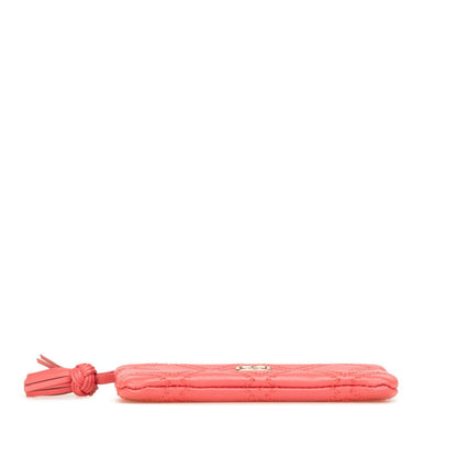 Chanel Coco Mark, Pink, Leather, wallet