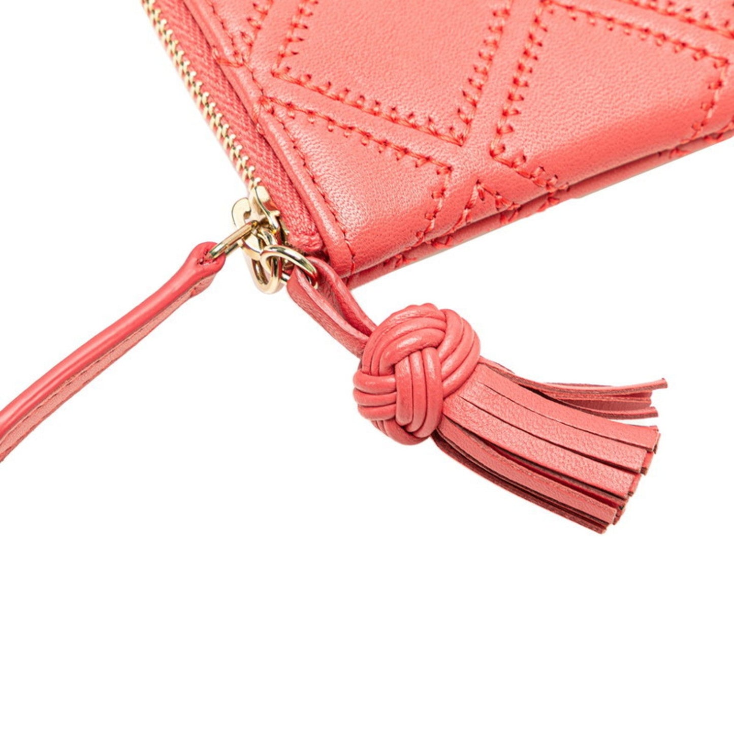Chanel Coco Mark, Pink, Leather, wallet