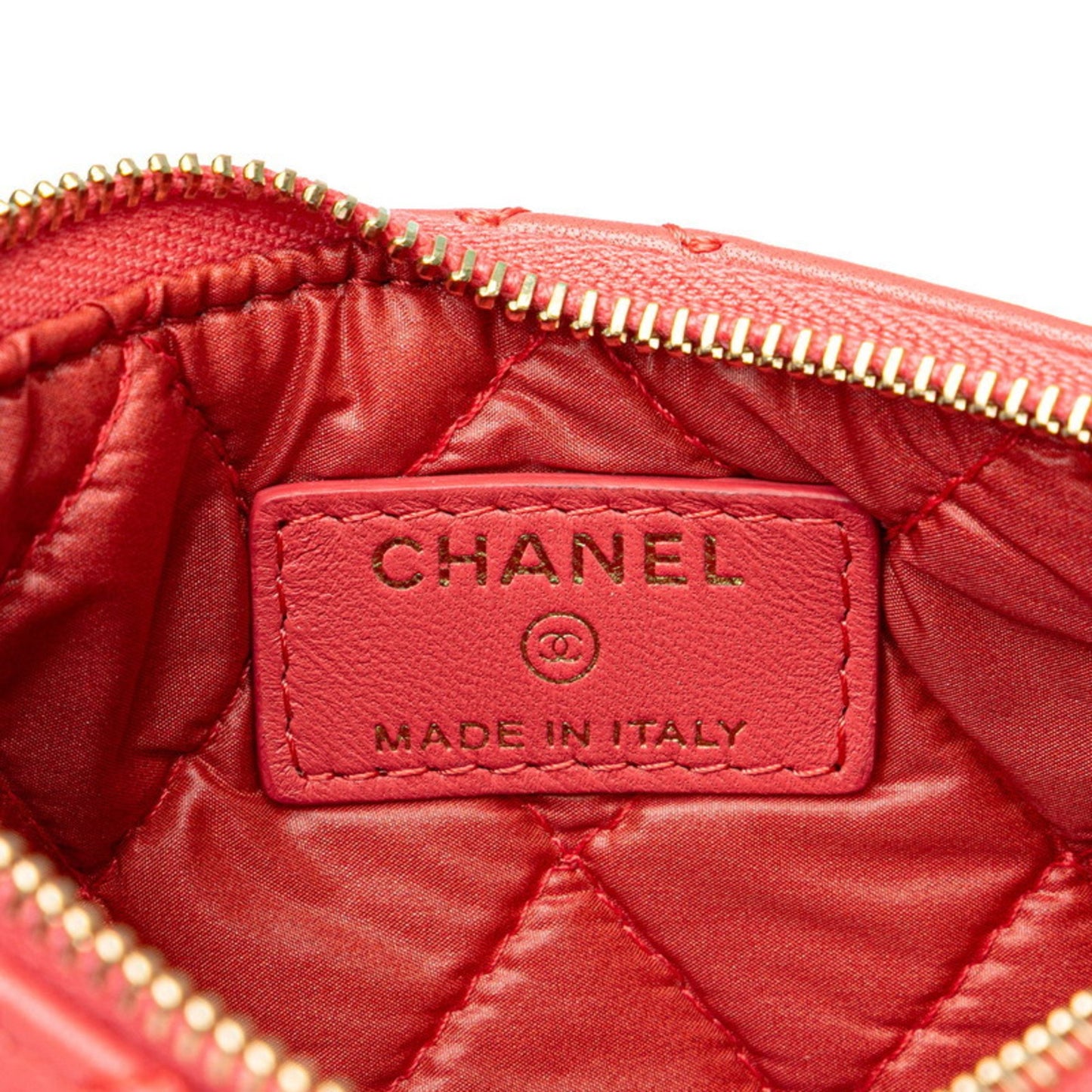 Chanel Coco Mark, Pink, Leather, wallet