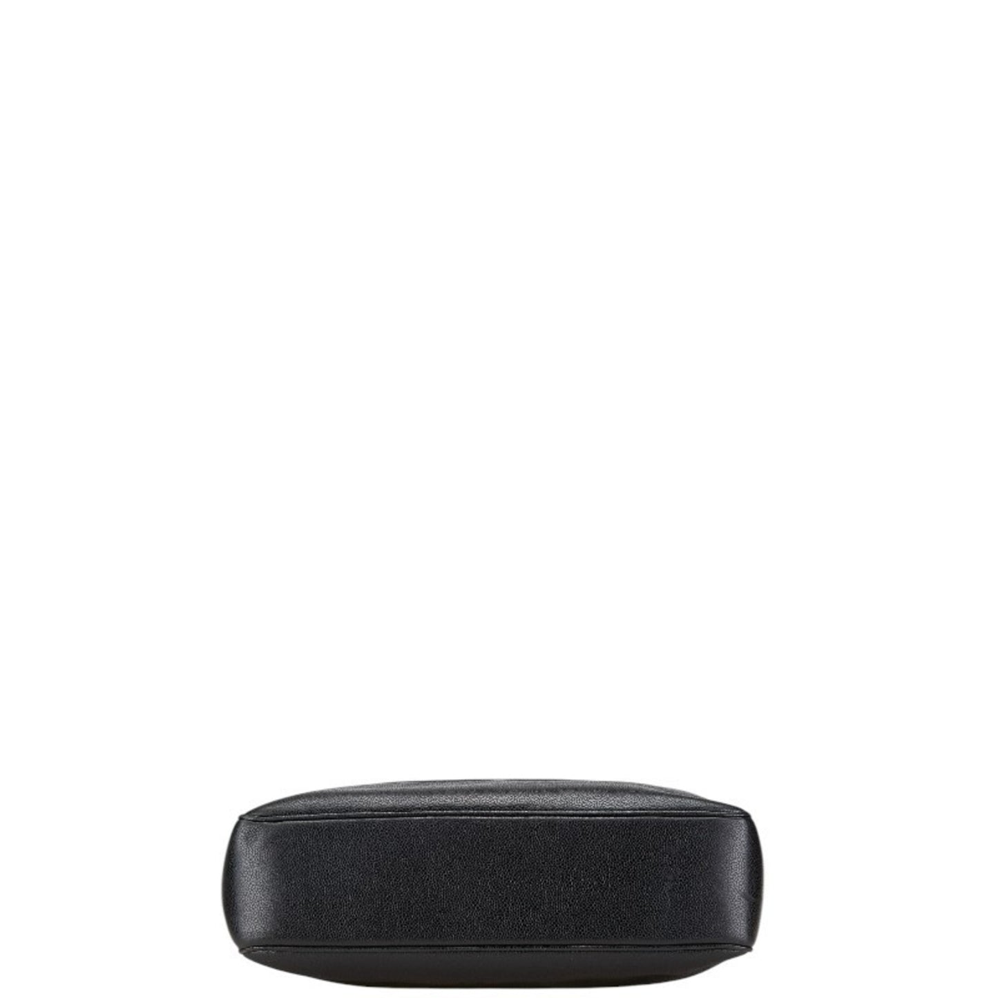 Chanel Logo CC, Black, Leather, shoulder