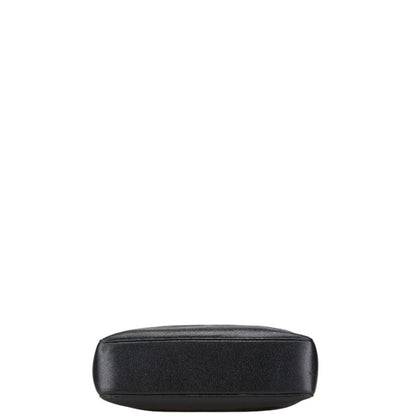 Chanel Logo CC, Black, Leather, shoulder