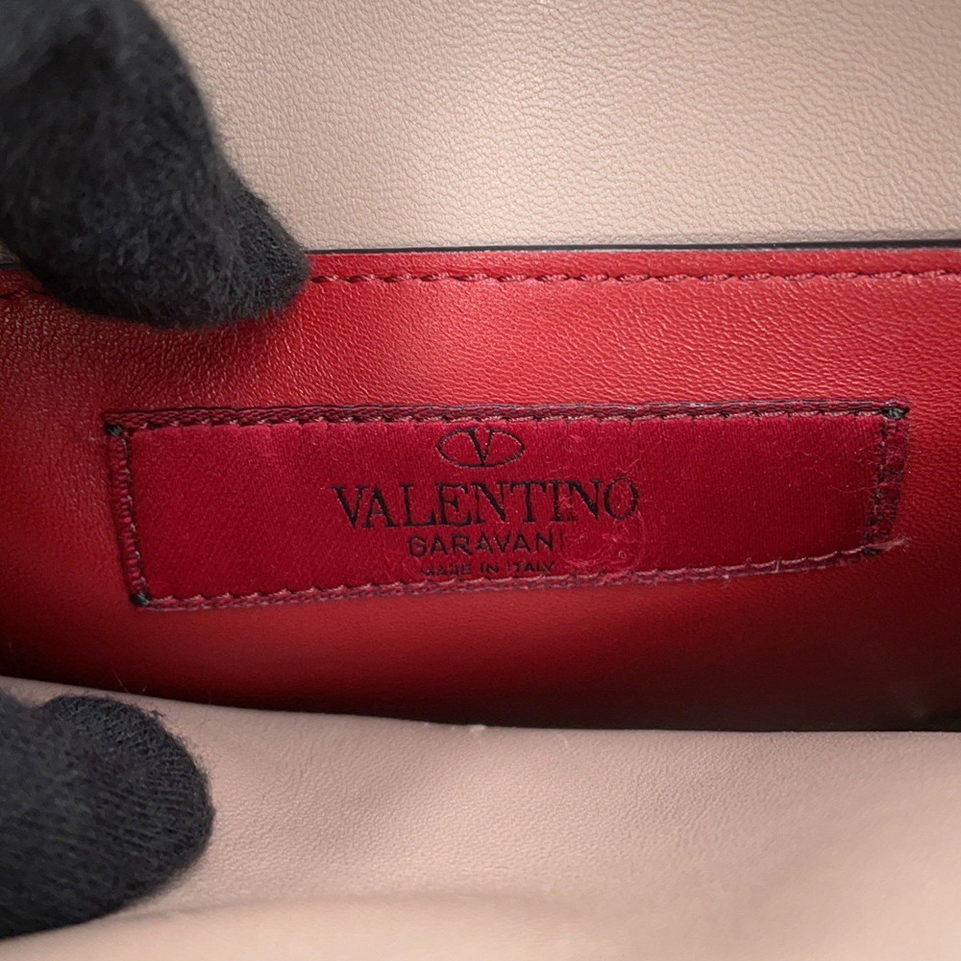 Valentino Garavani Rockstud, Grey, Leather, backpack