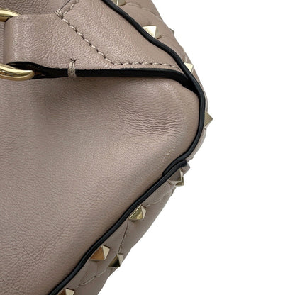 Valentino Garavani Rockstud, Grey, Leather, backpack