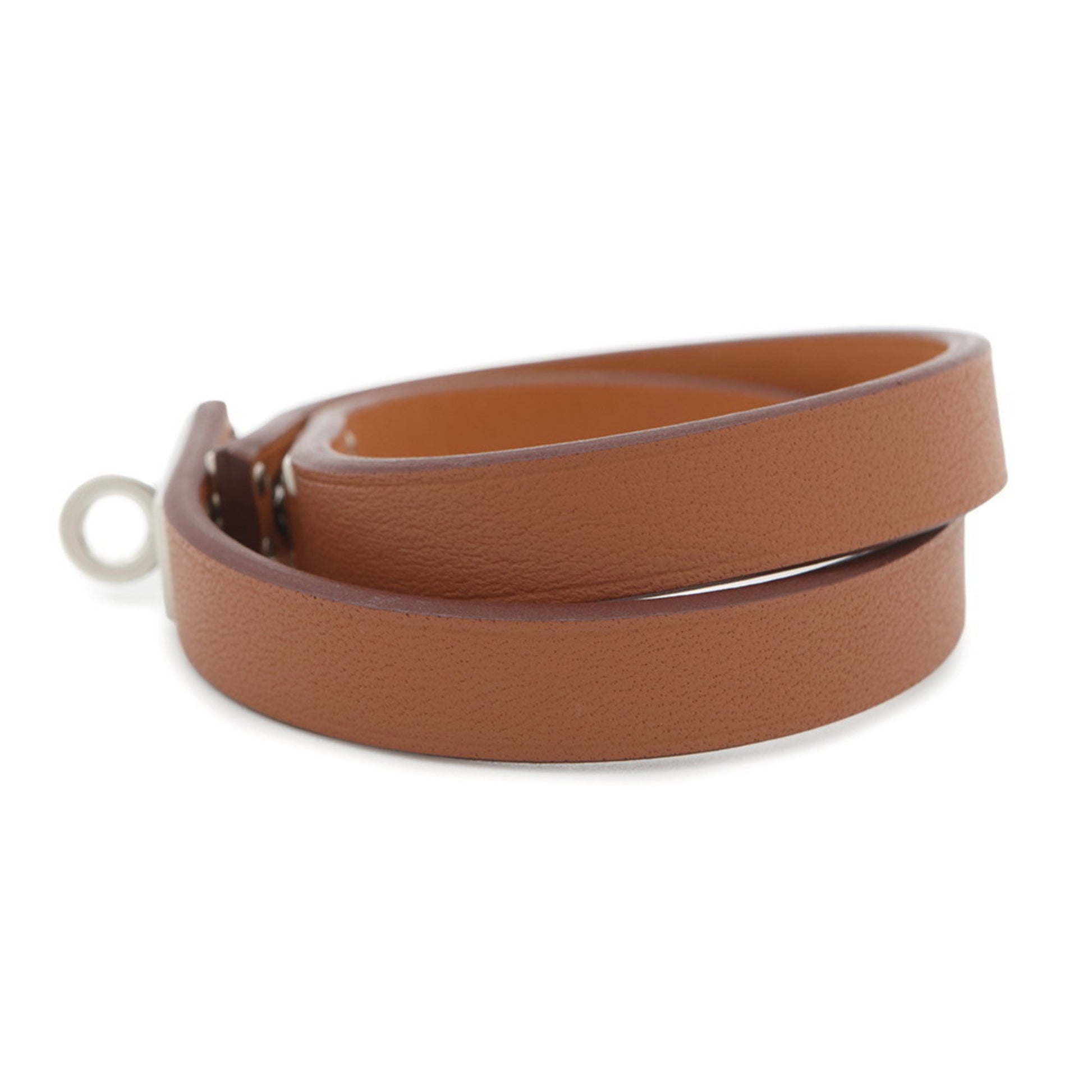 Hermès Kelly double tour, Brown, Leather, bracelet