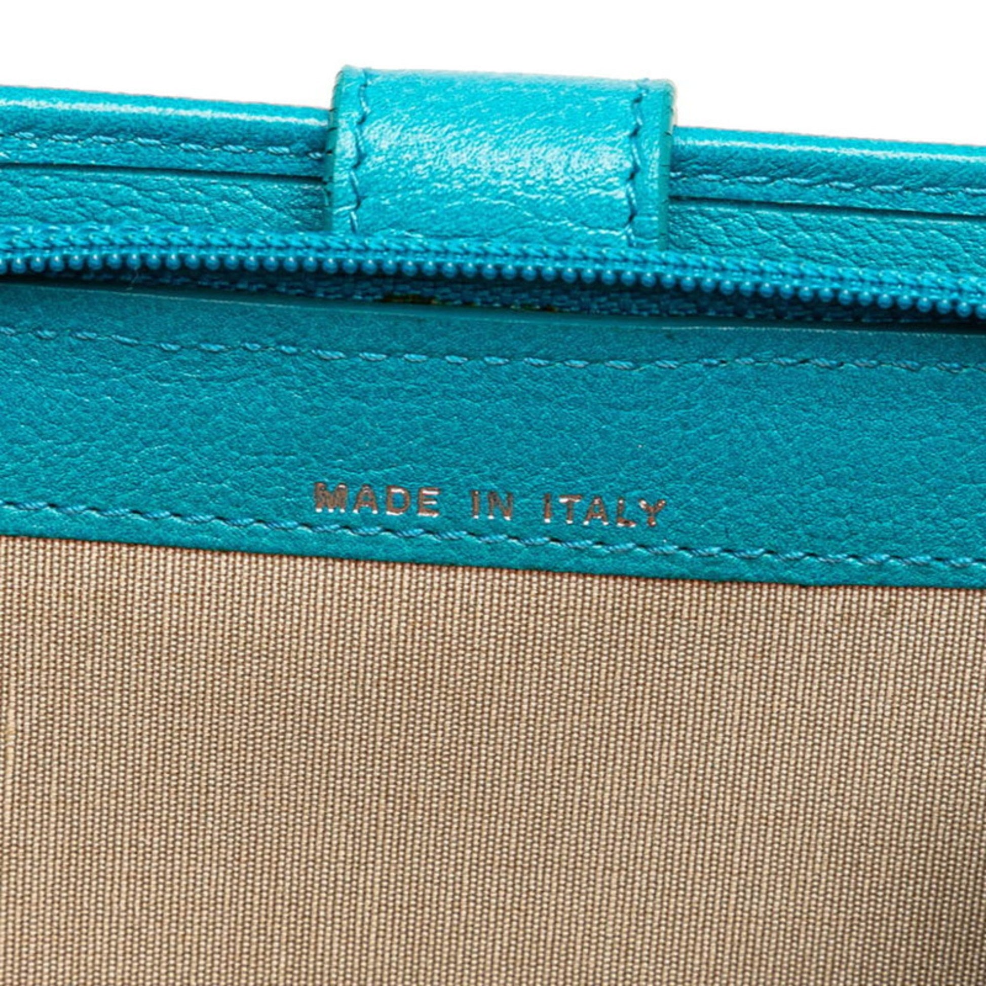 Chanel Camellia, Blue, Leather, wallet