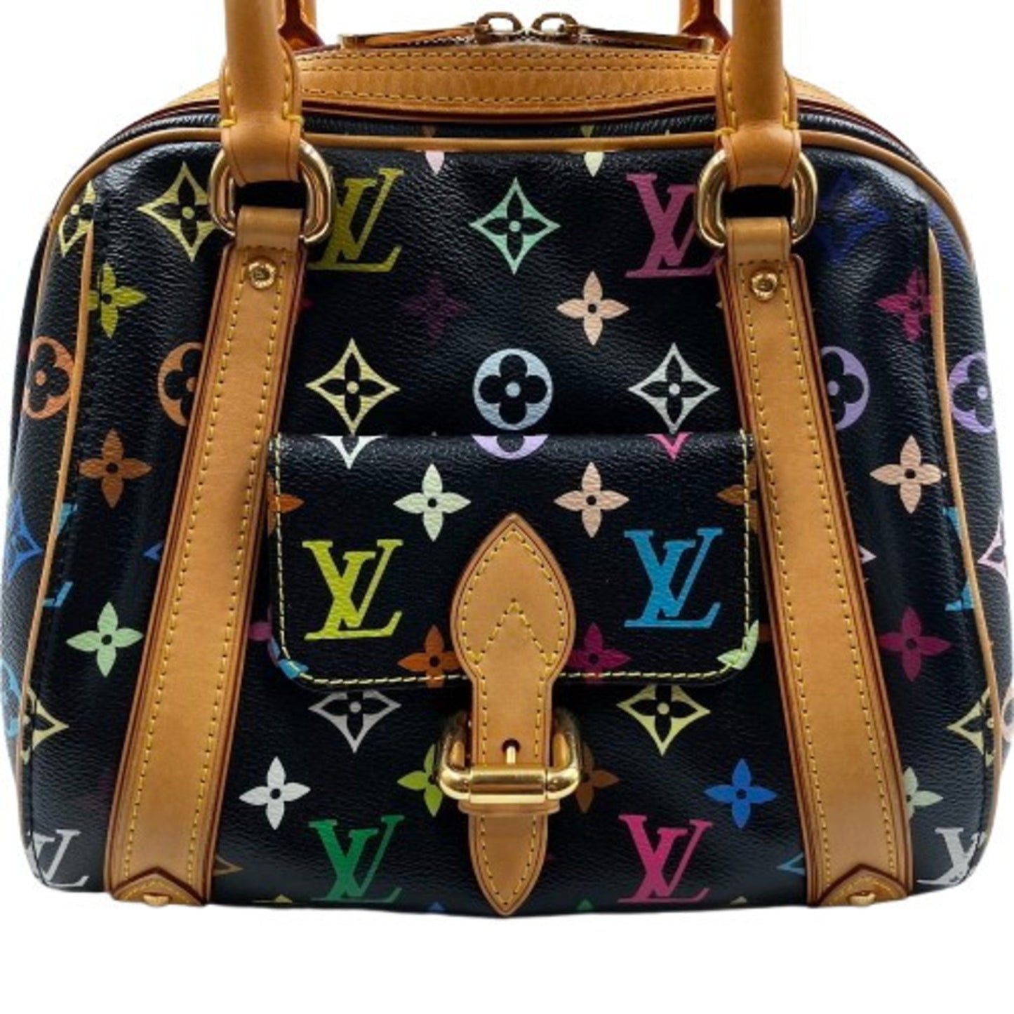 Louis Vuitton Priscilla, Multicolour, "CANVAS, LEATHER", travel