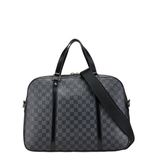 Louis Vuitton Jorn, Black, "CANVAS, LEATHER", travel