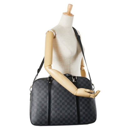 Louis Vuitton Jorn, Black, "CANVAS, LEATHER", travel