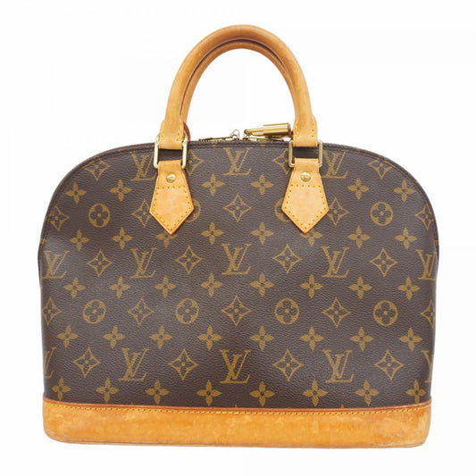 Louis Vuitton Alma, Brown, Canvas, handbag