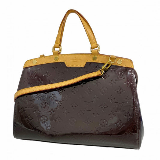 Louis Vuitton Brea, Burgundy, Patent Leather, handbag