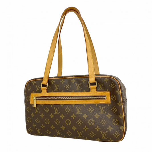 Louis Vuitton Cité, Brown, Canvas, shoulder