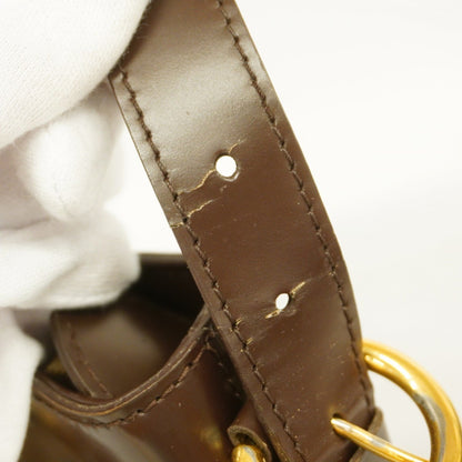 Louis Vuitton Sistina, Brown, Canvas, shoulder