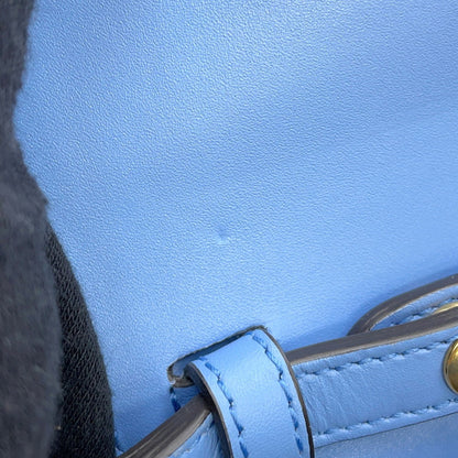 Gucci Bamboo, Blue, Leather, shoulder