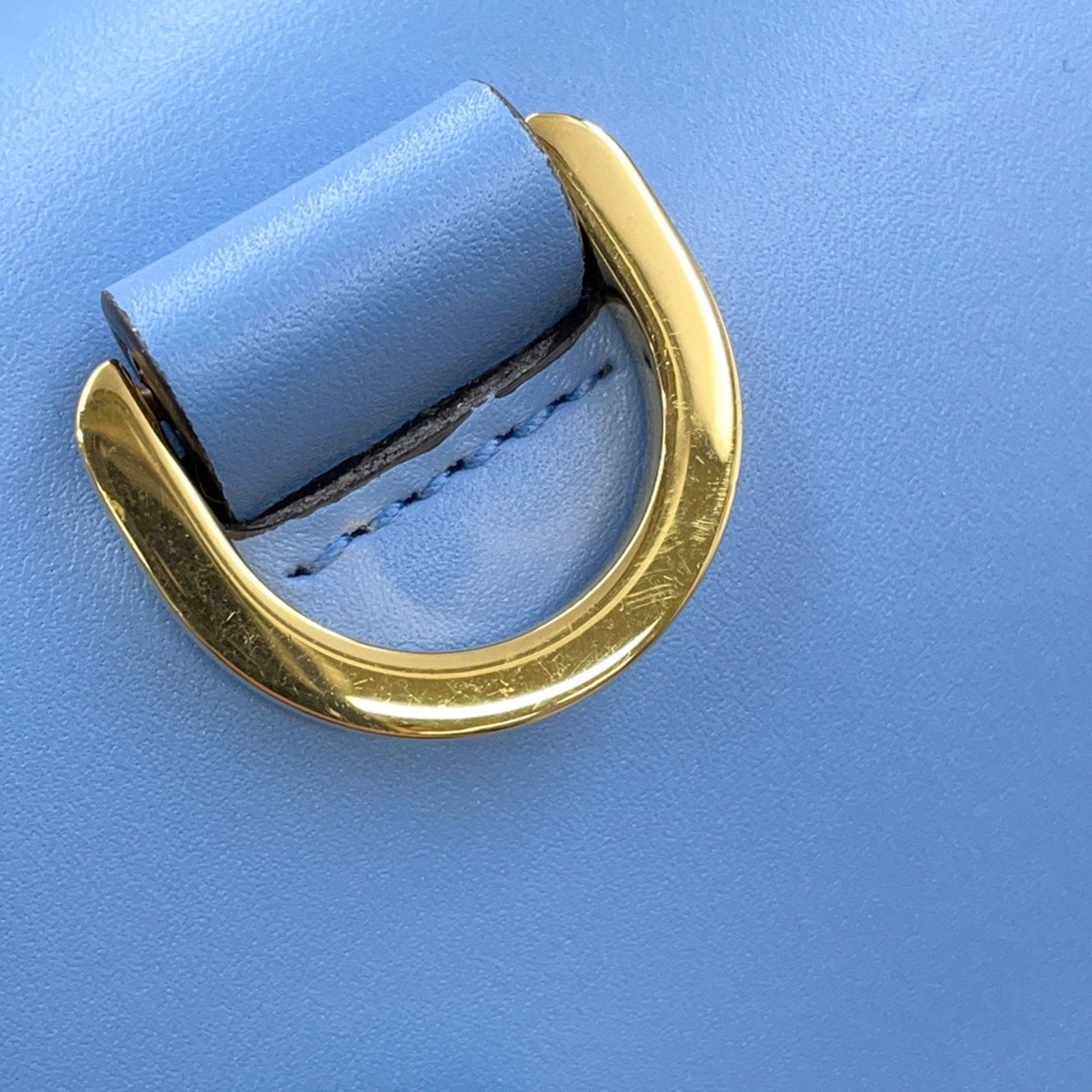 Gucci Bamboo, Blue, Leather, shoulder