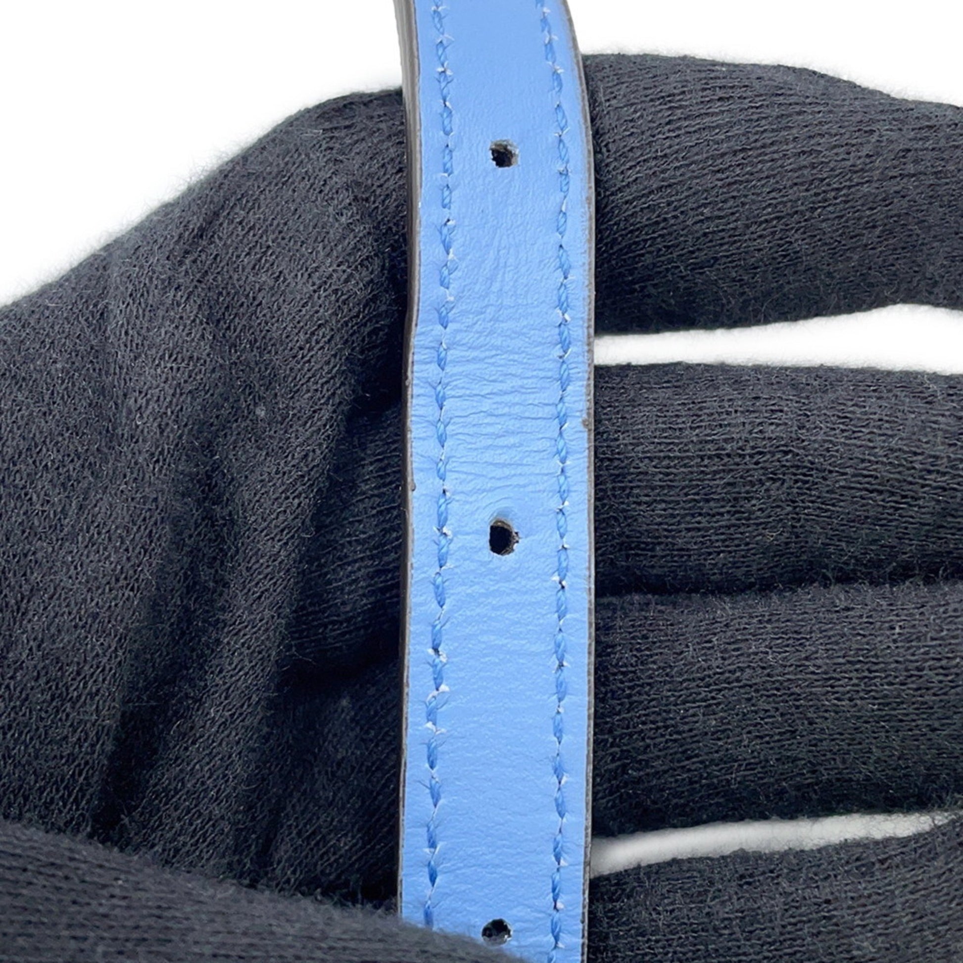 Gucci Bamboo, Blue, Leather, shoulder