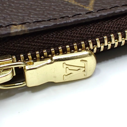 Louis Vuitton Mini Pochette Accessoires, Brown, Canvas, clutch