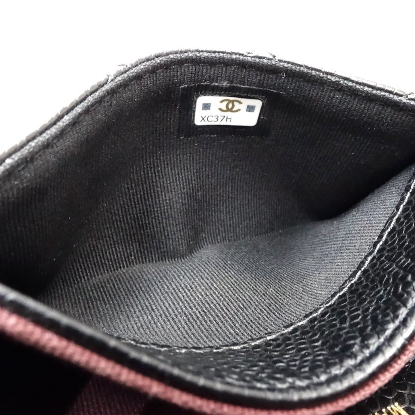 Chanel Porte monnaie, Black, Leather, wallet