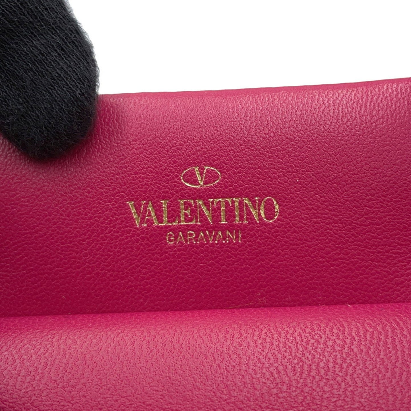 Valentino Garavani ONE STUD, Pink, Leather, handbag