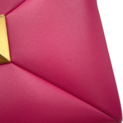 Valentino Garavani ONE STUD, Pink, Leather, handbag