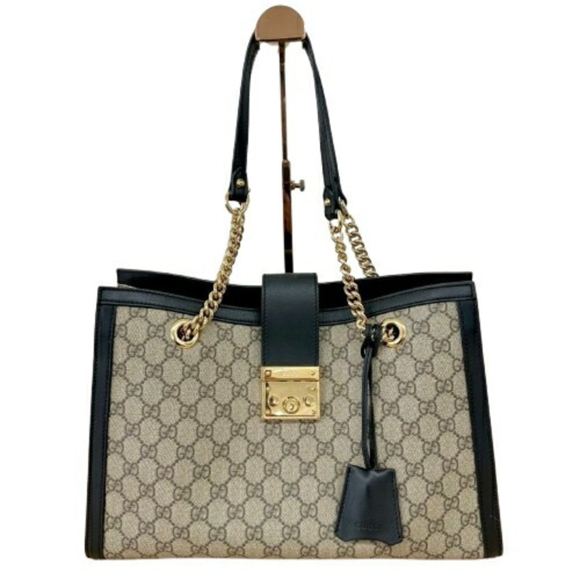 Gucci GG Supreme, Beige, Canvas, tote