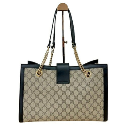 Gucci GG Supreme, Beige, Canvas, tote