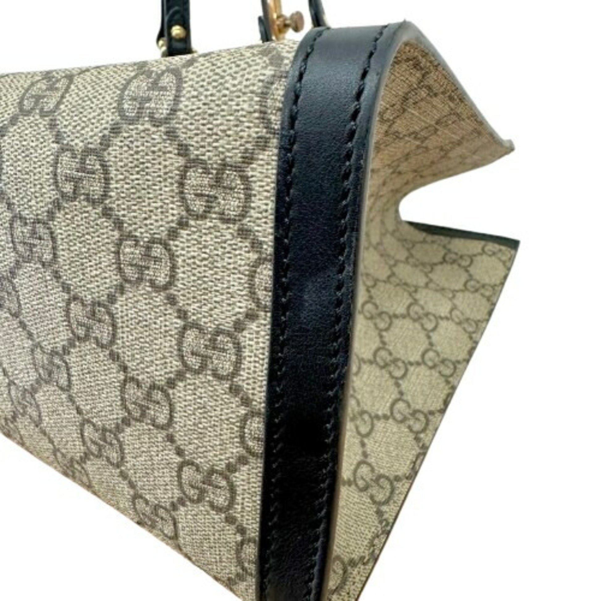 Gucci GG Supreme, Beige, Canvas, tote