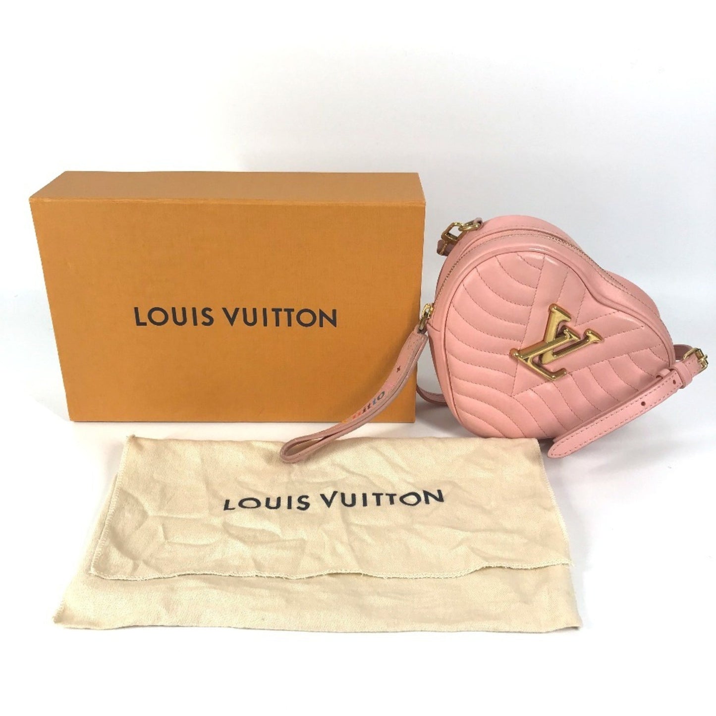 Louis Vuitton Coeur New Wave, Pink, Leather, wallet