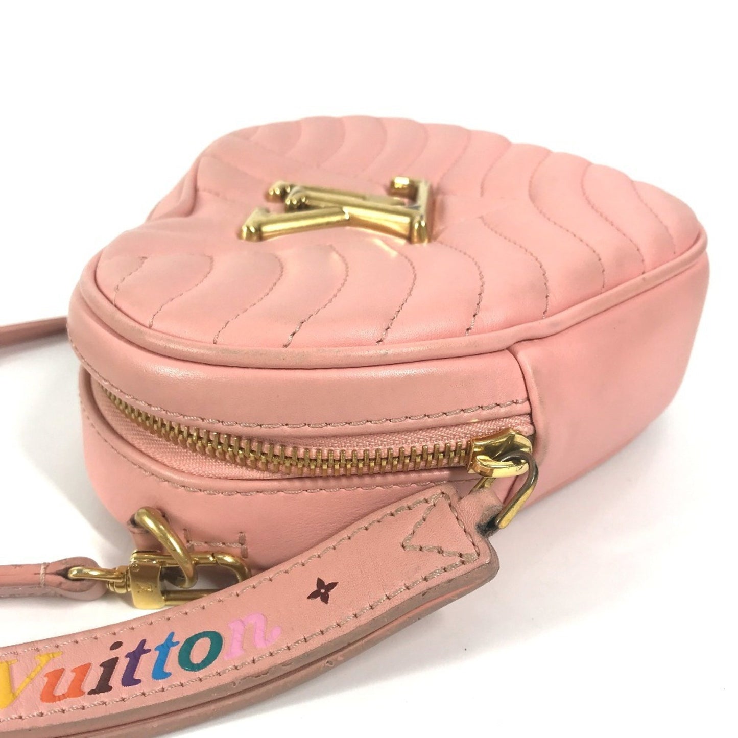 Louis Vuitton Coeur New Wave, Pink, Leather, wallet