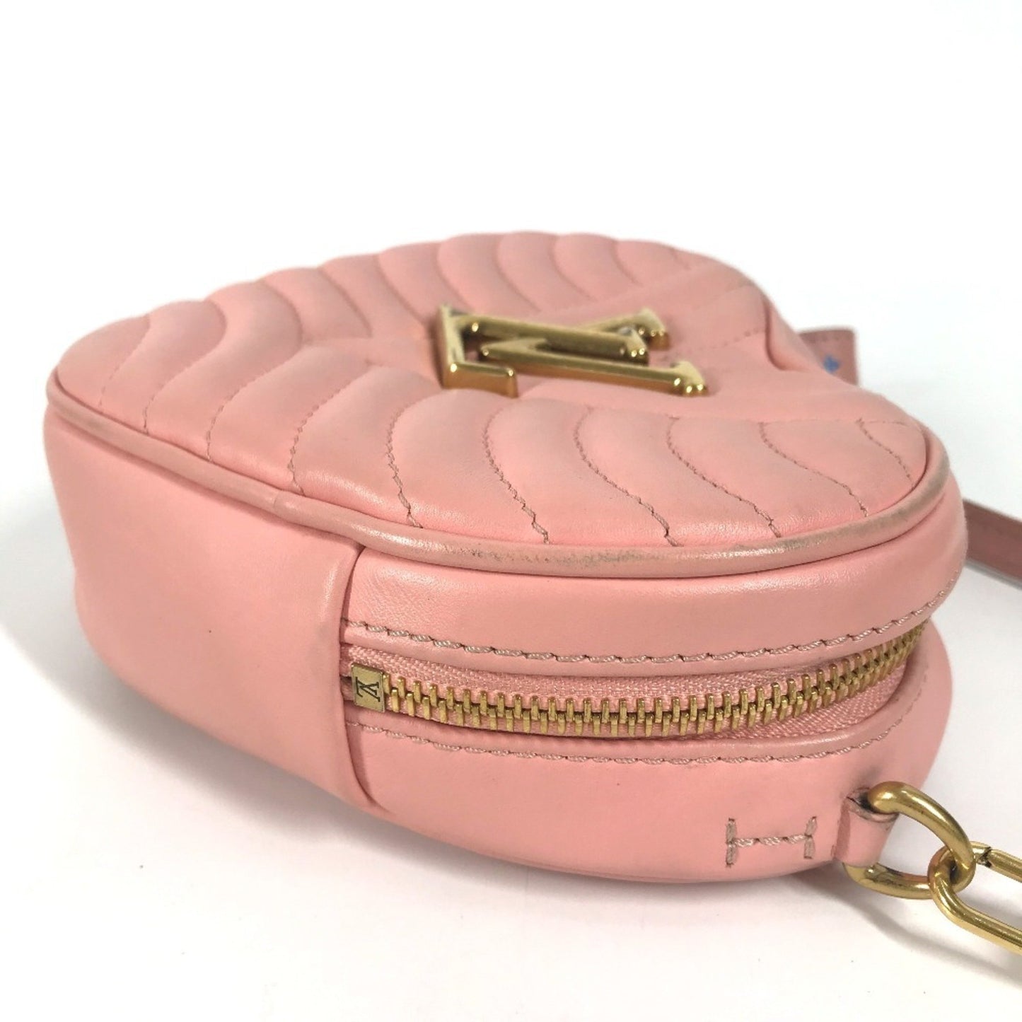 Louis Vuitton Coeur New Wave, Pink, Leather, wallet