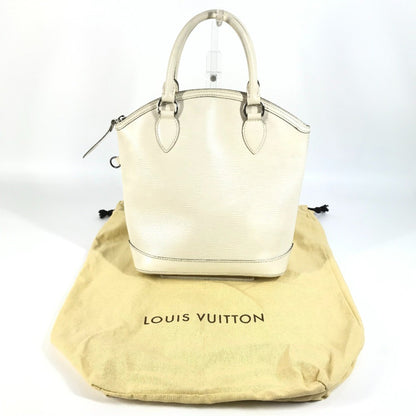 Louis Vuitton Lockit Vertical, White, Leather, tote