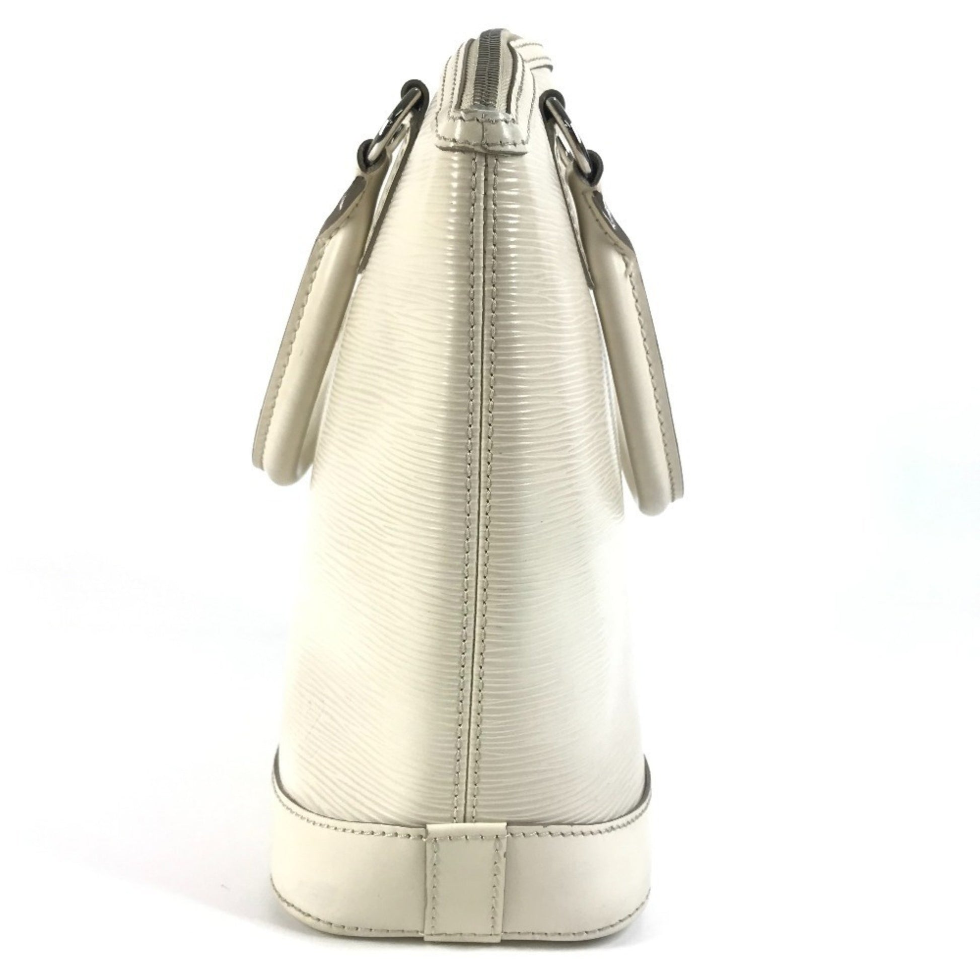 Louis Vuitton Lockit Vertical, White, Leather, tote