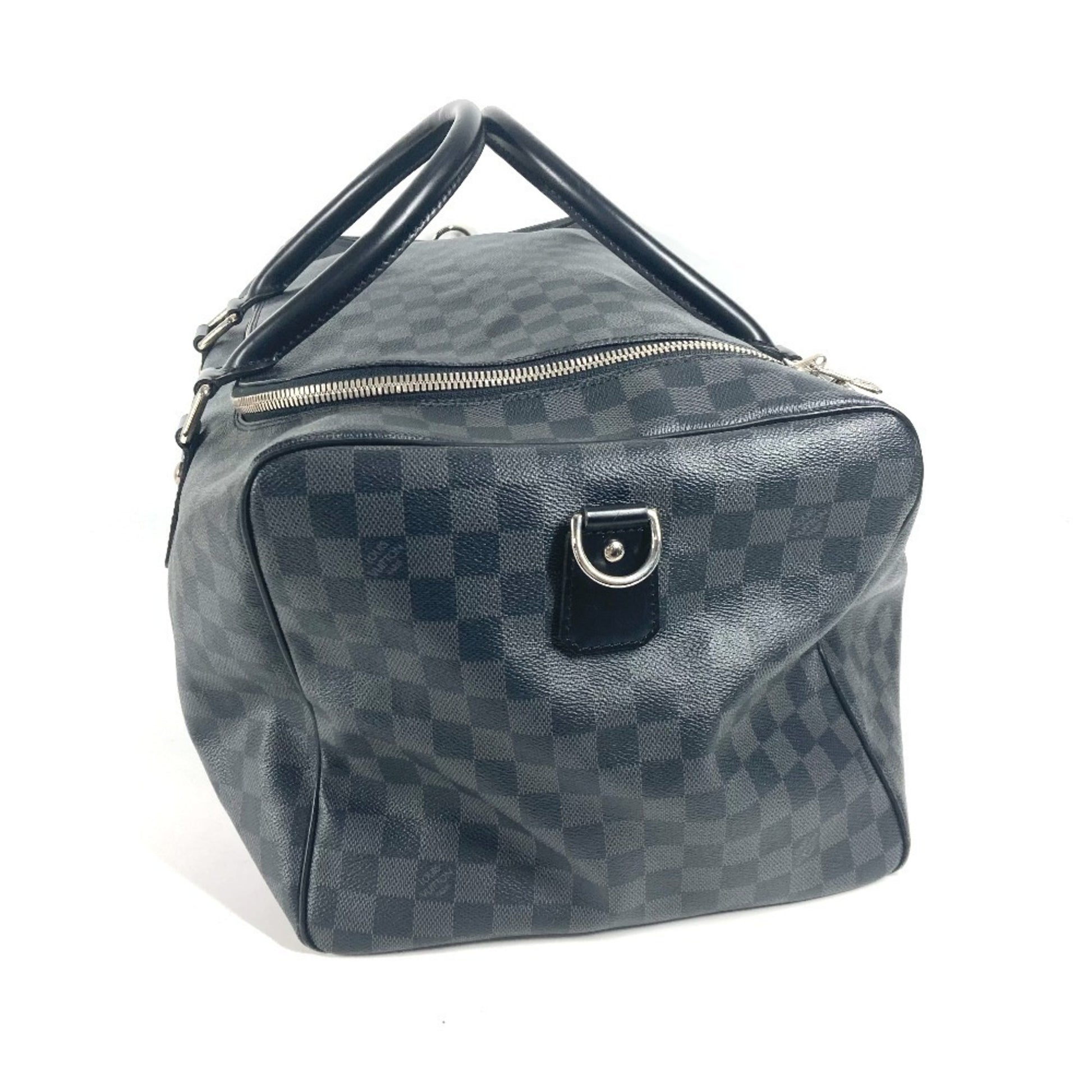 Louis Vuitton Roadster, Black, Canvas, travel