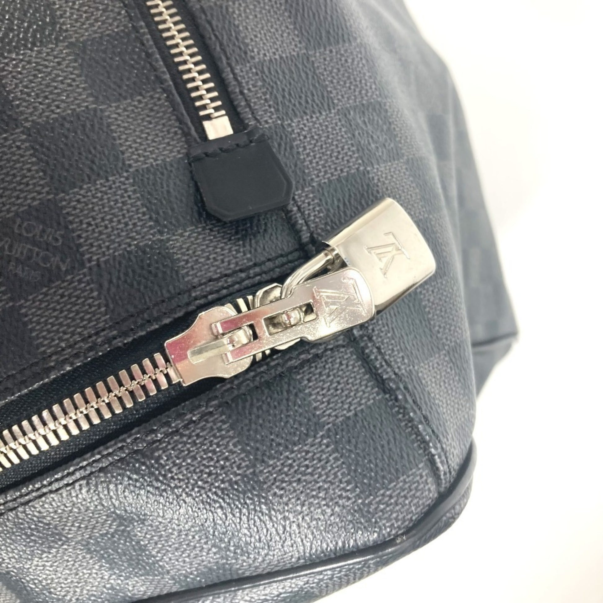 Louis Vuitton Roadster, Black, Canvas, travel