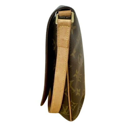 Louis Vuitton Musette Salsa, Brown, Canvas, shoulder