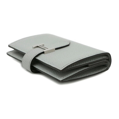 Hermès Béarn, Blue, Leather, wallet