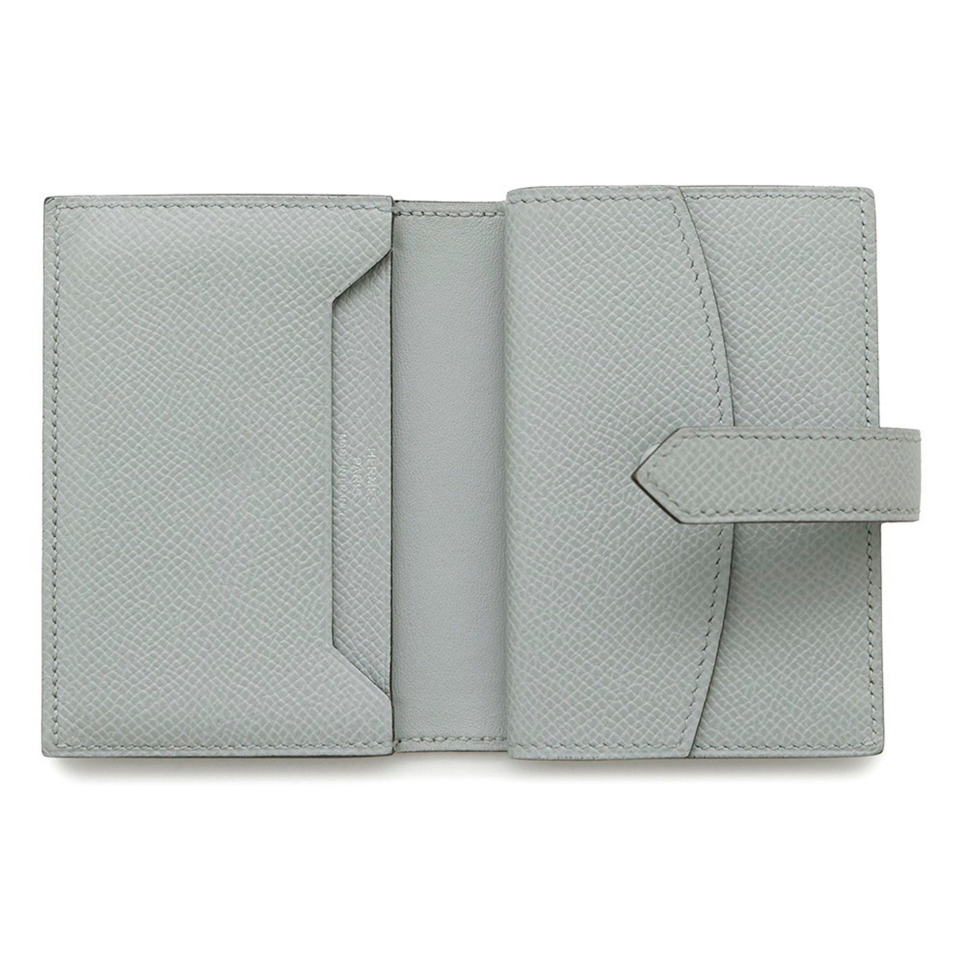Hermès Béarn, Blue, Leather, wallet