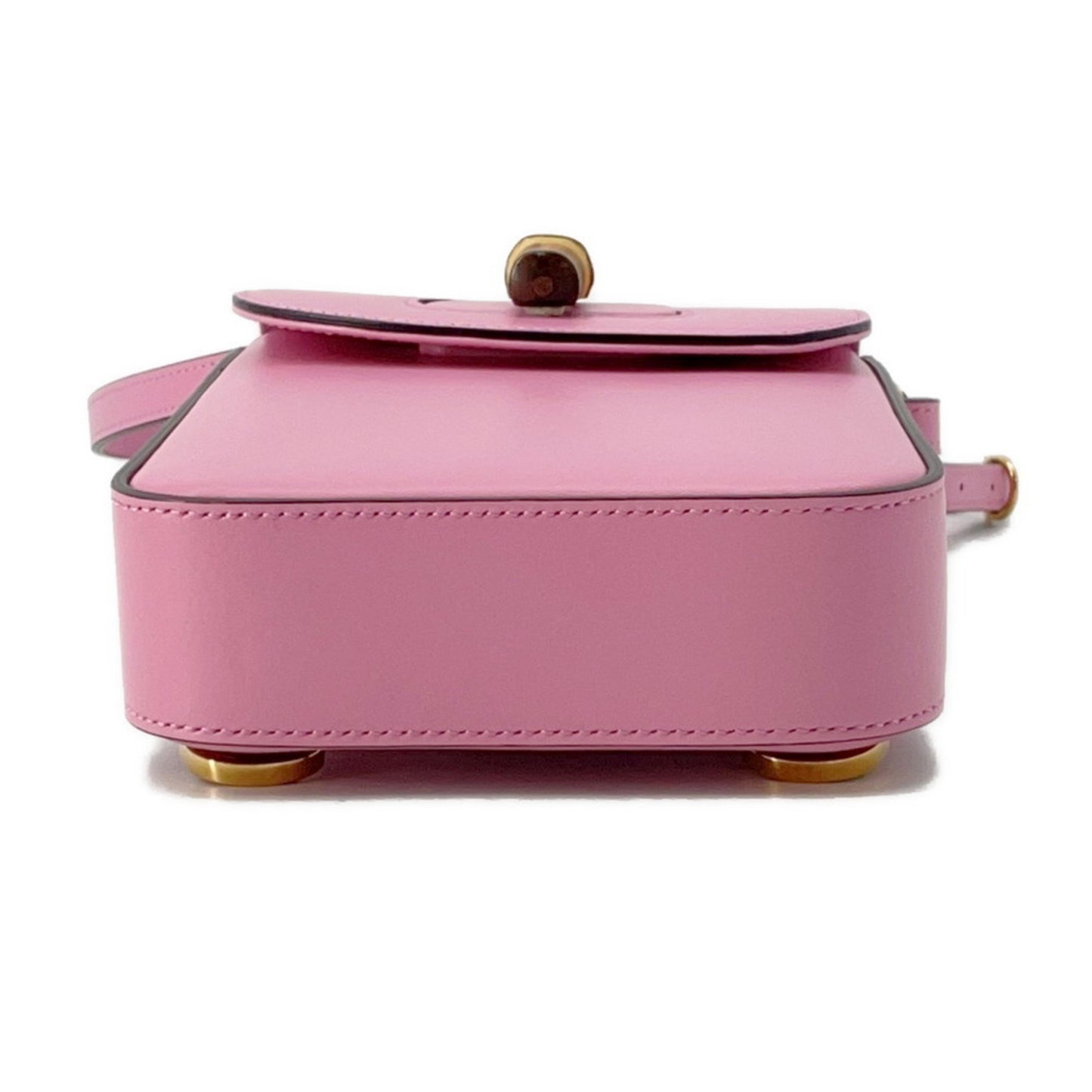Gucci Bamboo, Pink, Leather, clutch