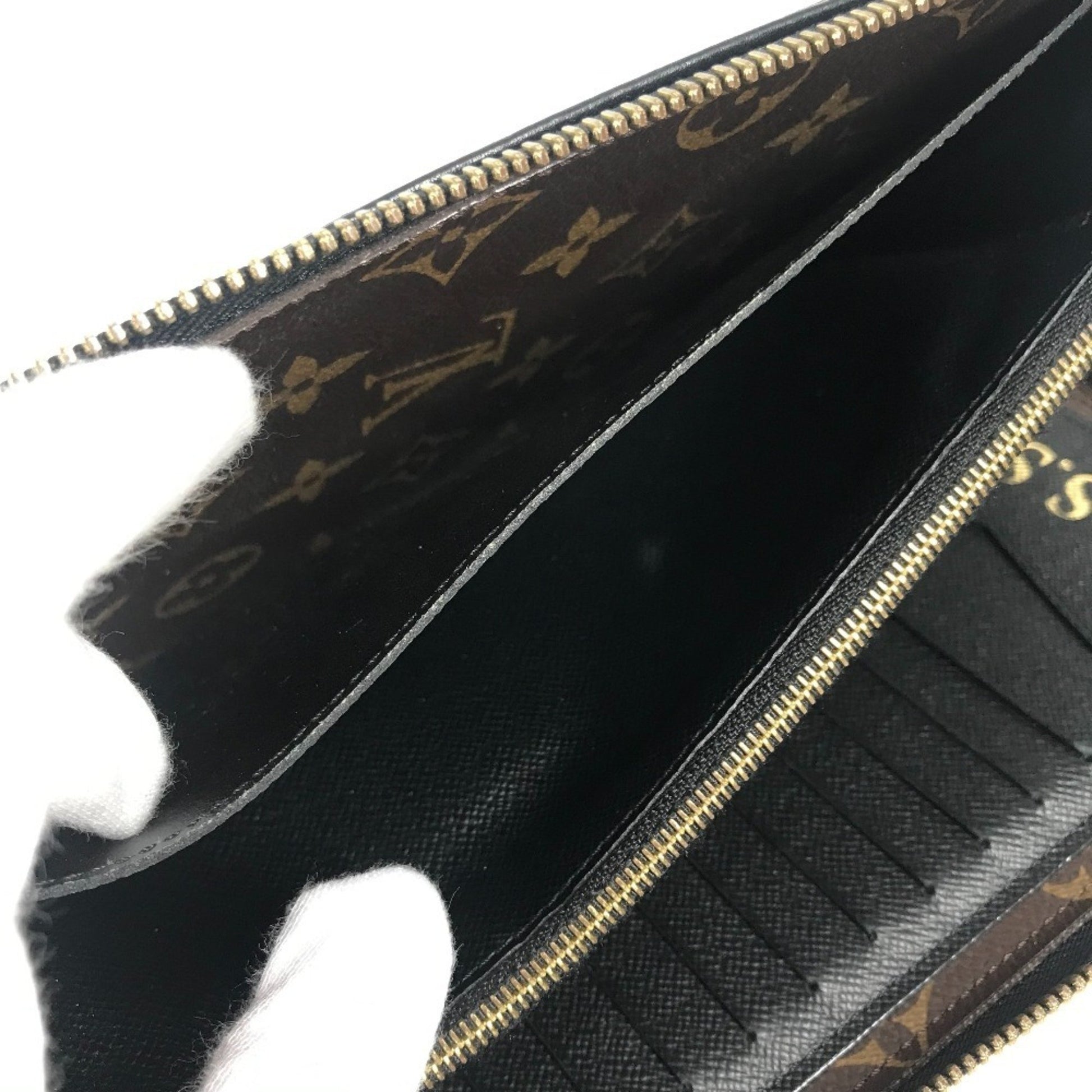 Louis Vuitton Daily, Black, Canvas, wallet