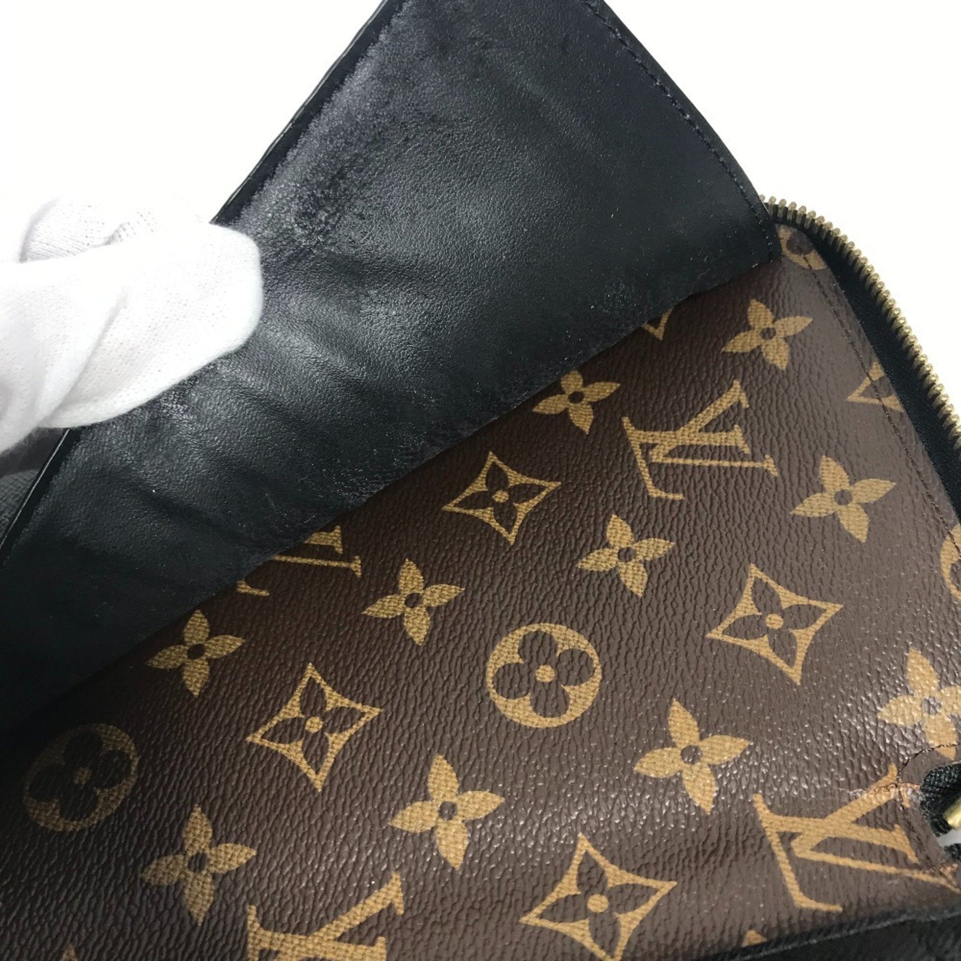 Louis Vuitton Daily, Black, Canvas, wallet