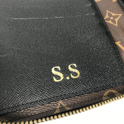Louis Vuitton Daily, Black, Canvas, wallet