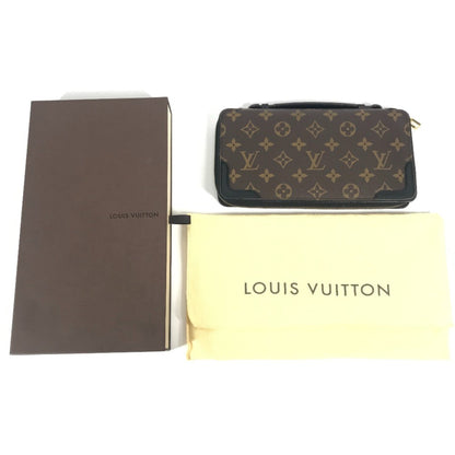 Louis Vuitton Daily, Black, Canvas, wallet