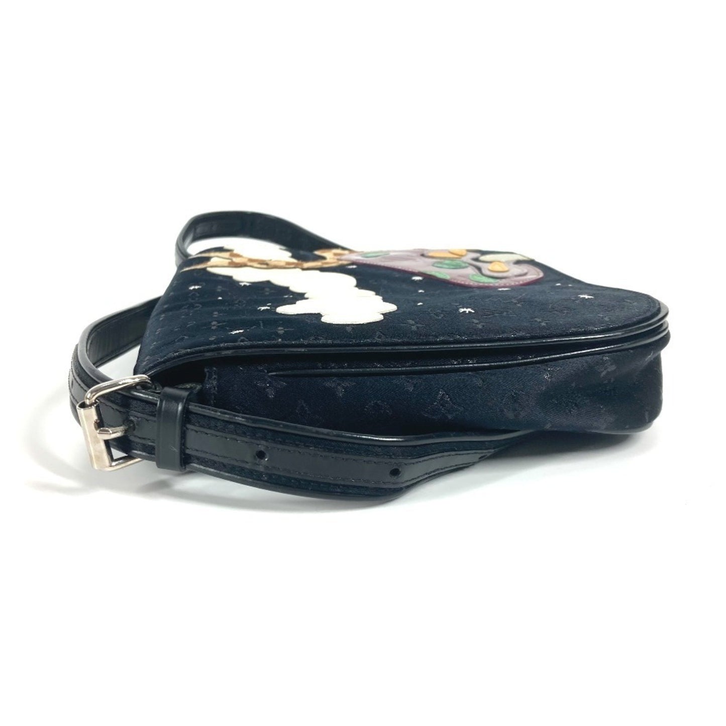 Louis Vuitton Conte De Fées, Black, NYLON, clutch