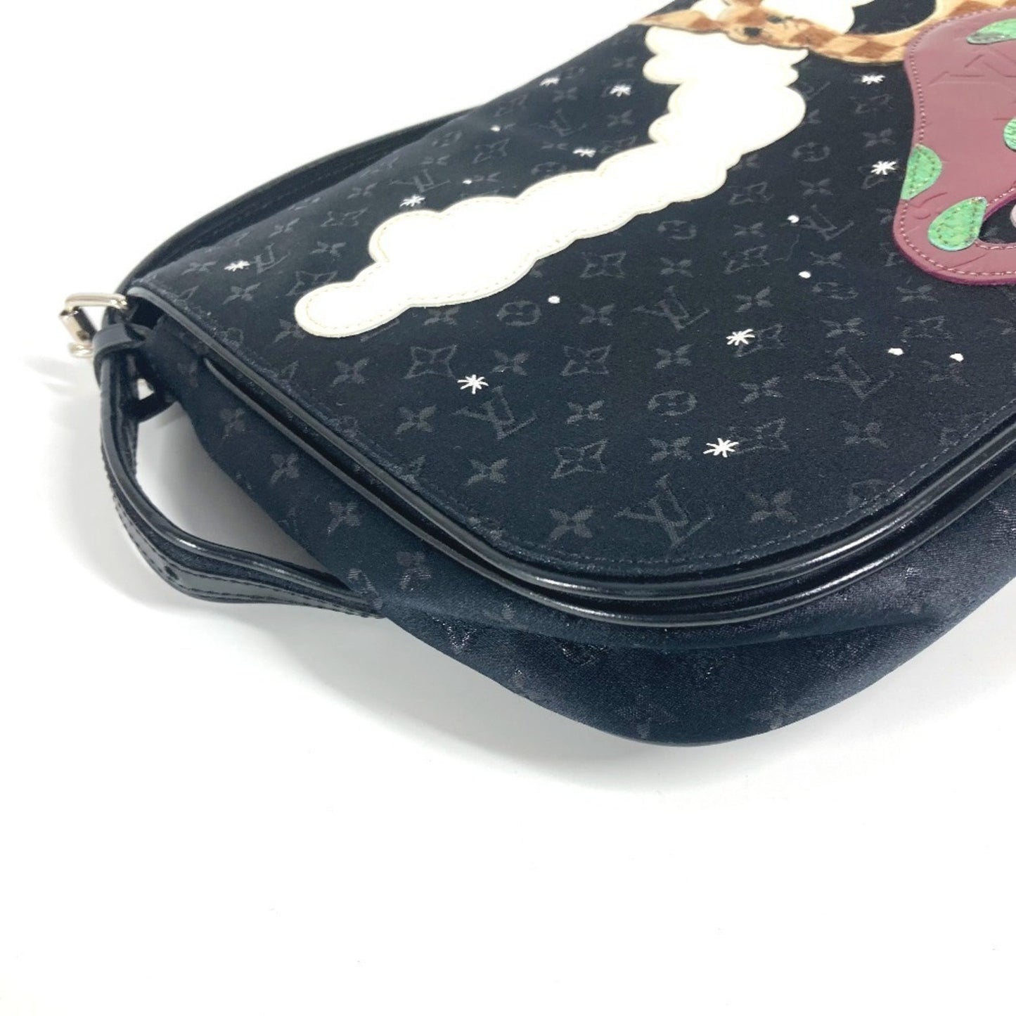 Louis Vuitton Conte De Fées, Black, NYLON, clutch