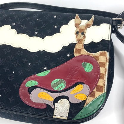 Louis Vuitton Conte De Fées, Black, NYLON, clutch