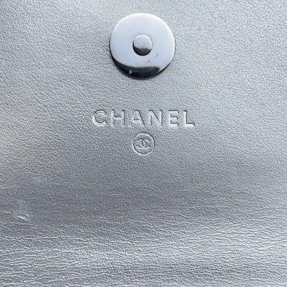 Chanel Coco Mark, Silver, Leather, shoulder