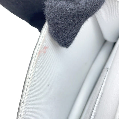 Chanel Coco Mark, Silver, Leather, shoulder