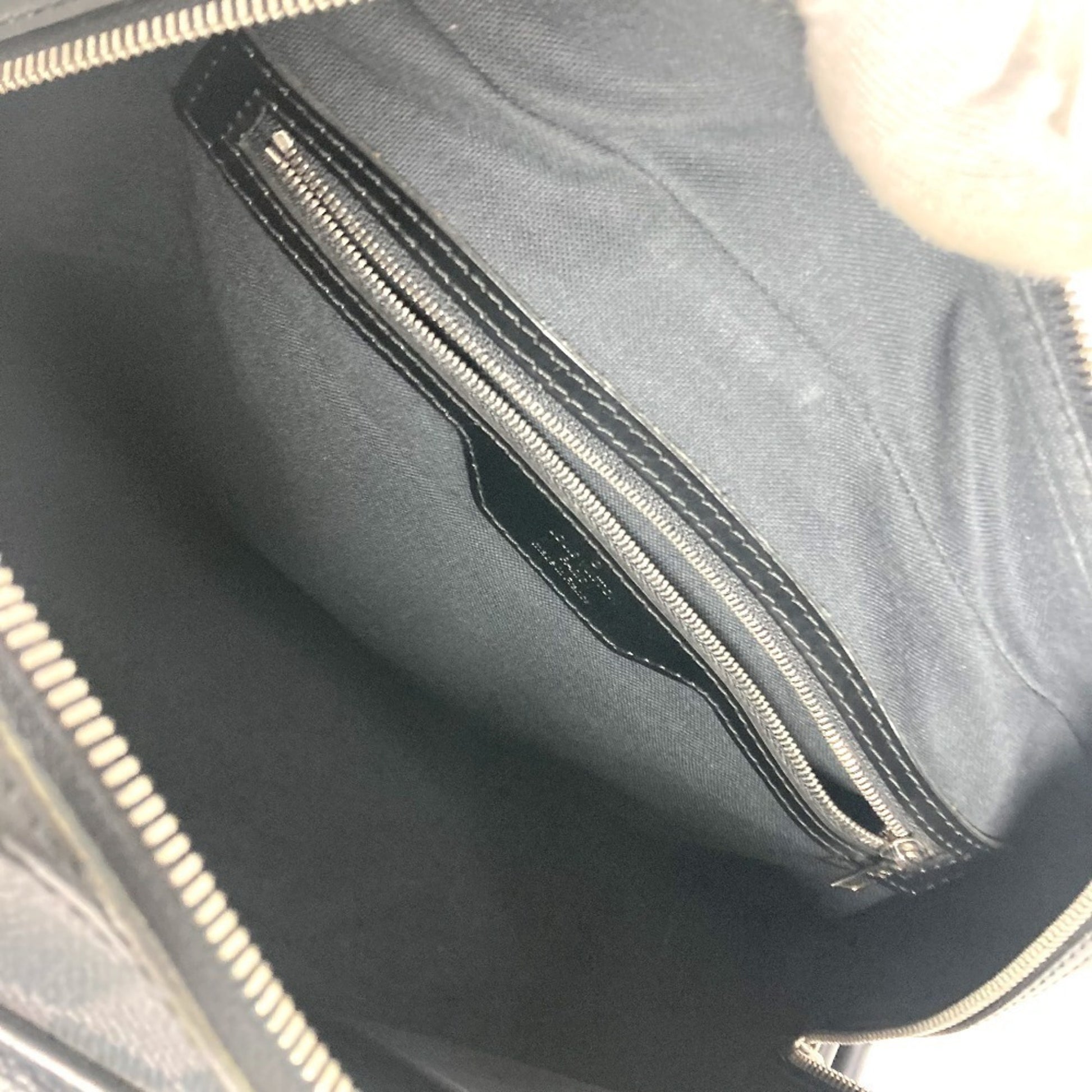 Louis Vuitton Leoh, Black, Canvas, shoulder