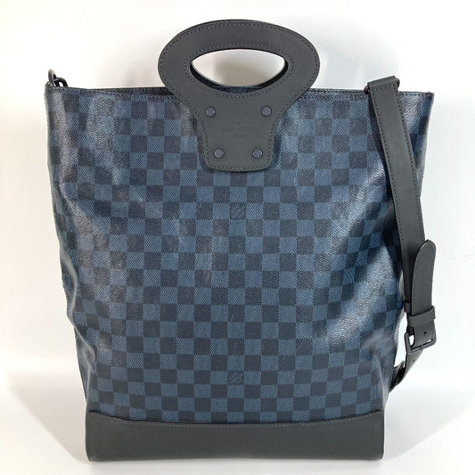 Louis Vuitton North South, Navy, Canvas, handbag
