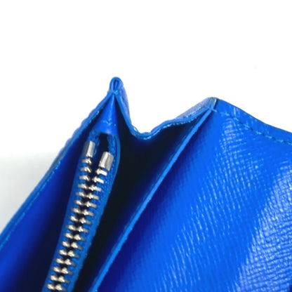 Louis Vuitton Brazza, Blue, Canvas, wallet